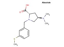 (4R)-4-(dimethylamino)-1-[3-(methylthio)benzyl]-L-proline