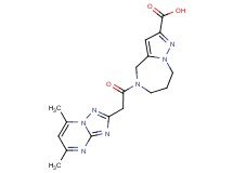 5-[(5,7-dimethyl[1,2,4]triazolo[1,5-a]pyrimidin-2-yl)acetyl]-5,6,7,8-tetrahydro-4H-pyrazolo[1,5-a][1,4]diazepine-2-carboxylic acid