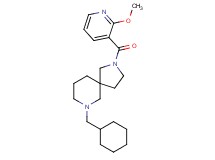 7-(cyclohexylmethyl)-2-[(2-methoxy-3-pyridinyl)carbonyl]-2,7-diazaspiro[4.5]decane