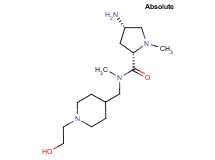 (2S,4S)-4-amino-N-{[1-(2-hydroxyethyl)piperidin-4-yl]methyl}-N,1-dimethylpyrrolidine-2-carboxamide