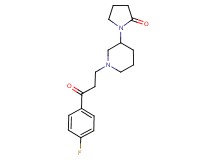 1-{1-[3-(4-fluorophenyl)-3-oxopropyl]piperidin-3-yl}pyrrolidin-2-one