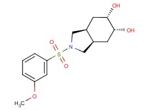 (3aR*,5R*,6S*,7aS*)-2-[(3-methoxyphenyl)sulfonyl]octahydro-1H-isoindole-5,6-diol