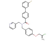 N-{4-[(2-chloro-2-propen-1-yl)oxy]benzyl}-3'-fluoro-N-(3-pyridinylmethyl)-4-biphenylcarboxamide
