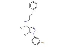N-{1-[1-(3-fluorophenyl)-5-methyl-1H-pyrazol-4-yl]ethyl}-3-phenyl-1-propanamine