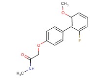 2-[(2'-fluoro-6'-methoxybiphenyl-4-yl)oxy]-N-methylacetamide