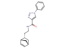 N-{2-[(1S*,2S*,4S*)-bicyclo[2.2.1]hept-5-en-2-yl]ethyl}-1-phenyl-1H-1,2,3-triazole-4-carboxamide