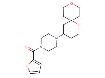 1-(1,9-dioxaspiro[5.5]undec-4-yl)-4-(2-furoyl)piperazine