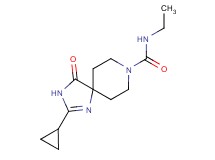 2-cyclopropyl-N-ethyl-4-oxo-1,3,8-triazaspiro[4.5]dec-1-ene-8-carboxamide