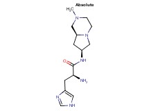 N-[(7S,8aS)-2-methyloctahydropyrrolo[1,2-a]pyrazin-7-yl]-L-histidinamide