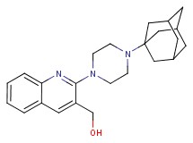 {2-[4-(1-adamantyl)-1-piperazinyl]-3-quinolinyl}methanol