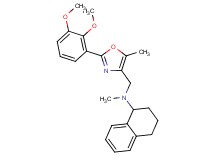N-{[2-(2,3-dimethoxyphenyl)-5-methyl-1,3-oxazol-4-yl]methyl}-N-methyl-1,2,3,4-tetrahydro-1-naphthalenamine