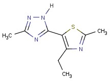 5-(4-ethyl-2-methyl-1,3-thiazol-5-yl)-3-methyl-1H-1,2,4-triazole