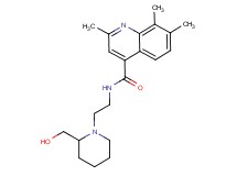 N-{2-[2-(hydroxymethyl)-1-piperidinyl]ethyl}-2,7,8-trimethyl-4-quinolinecarboxamide