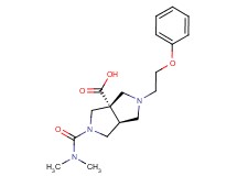 (3aS*,6aS*)-2-[(dimethylamino)carbonyl]-5-(2-phenoxyethyl)hexahydropyrrolo[3,4-c]pyrrole-3a(1H)-carboxylic acid