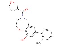 7-(2-methylphenyl)-4-(tetrahydrofuran-3-ylcarbonyl)-2,3,4,5-tetrahydro-1,4-benzoxazepin-9-ol