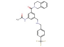 N-[3-(3,4-dihydro-2(1H)-isoquinolinylcarbonyl)-5-({[4-(trifluoromethyl)benzyl]amino}methyl)phenyl]acetamide
