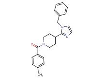4-(1-benzyl-1H-imidazol-2-yl)-1-(4-methylbenzoyl)piperidine