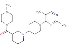 1'-(2,5-dimethylpyrimidin-4-yl)-3-[(4-methylpiperazin-1-yl)carbonyl]-1,4'-bipiperidine