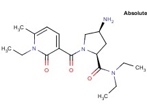 (4S)-4-amino-N,N-diethyl-1-[(1-ethyl-6-methyl-2-oxo-1,2-dihydropyridin-3-yl)carbonyl]-L-prolinamide