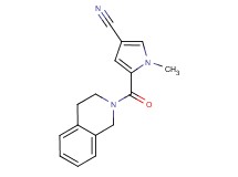 5-(3,4-dihydroisoquinolin-2(1H)-ylcarbonyl)-1-methyl-1H-pyrrole-3-carbonitrile