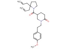 5-[(2,2-diallyl-1-pyrrolidinyl)carbonyl]-1-[2-(4-methoxyphenyl)ethyl]-2-piperidinone