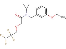 N-cyclopropyl-N-(3-ethoxybenzyl)-2-(2,2,3,3-tetrafluoropropoxy)acetamide