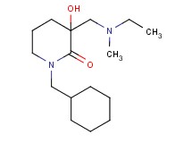 1-(cyclohexylmethyl)-3-{[ethyl(methyl)amino]methyl}-3-hydroxy-2-piperidinone