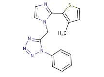 5-{[2-(3-methyl-2-thienyl)-1H-imidazol-1-yl]methyl}-1-phenyl-1H-tetrazole