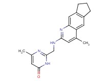 6-methyl-2-{[(4-methyl-7,8-dihydro-6H-cyclopenta[g]quinolin-2-yl)amino]methyl}pyrimidin-4(3H)-one