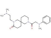2-[2-(dimethylamino)ethyl]-8-(N-methyl-N-phenylglycyl)-2,8-diazaspiro[5.5]undecan-3-one