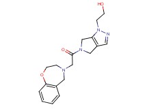 2-[5-(2,3-dihydro-1,4-benzoxazepin-4(5H)-ylacetyl)-5,6-dihydropyrrolo[3,4-c]pyrazol-1(4H)-yl]ethanol