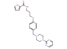 N-[3-(4-{[4-(2-pyrimidinyl)-1-piperazinyl]methyl}phenoxy)propyl]-2-furamide