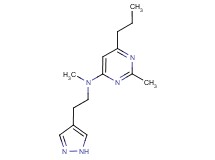 N,2-dimethyl-6-propyl-N-[2-(1H-pyrazol-4-yl)ethyl]pyrimidin-4-amine