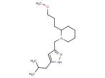 1-[(5-isobutyl-1H-pyrazol-3-yl)methyl]-2-(3-methoxypropyl)piperidine
