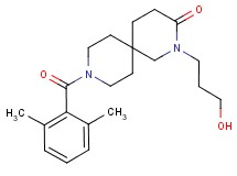 9-(2,6-dimethylbenzoyl)-2-(3-hydroxypropyl)-2,9-diazaspiro[5.5]undecan-3-one