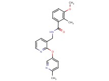 3-methoxy-2-methyl-N-({2-[(6-methylpyridin-3-yl)oxy]pyridin-3-yl}methyl)benzamide
