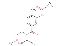 3-[(cyclopropylcarbonyl)amino]-N-isopropyl-N-(2-methoxyethyl)-4-methylbenzamide