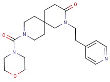 9-(morpholin-4-ylcarbonyl)-2-(2-pyridin-4-ylethyl)-2,9-diazaspiro[5.5]undecan-3-one