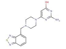 2-amino-6-[4-(2,1,3-benzothiadiazol-4-ylmethyl)piperazin-1-yl]pyrimidin-4-ol