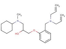 1-[cyclohexyl(methyl)amino]-3-{2-[(diallylamino)methyl]phenoxy}-2-propanol