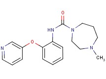 4-methyl-N-[2-(pyridin-3-yloxy)phenyl]-1,4-diazepane-1-carboxamide