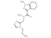 N,1-dimethyl-N-[(4-propyl-4H-1,2,4-triazol-3-yl)methyl]-4,5,6,7-tetrahydro-1H-indazole-3-carboxamide
