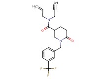N-allyl-6-oxo-N-2-propyn-1-yl-1-[3-(trifluoromethyl)benzyl]-3-piperidinecarboxamide