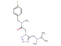 N-(4-fluorobenzyl)-2-(5-{[isopropyl(methyl)amino]methyl}-1H-tetrazol-1-yl)-N-methylacetamide