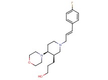 3-{(3R*,4S*)-1-[(2E)-3-(4-fluorophenyl)prop-2-en-1-yl]-4-morpholin-4-ylpiperidin-3-yl}propan-1-ol