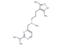 3-(3,5-dimethyl-1H-pyrazol-4-yl)-N-[(2-isopropylpyrimidin-4-yl)methyl]-N-methylpropan-1-amine