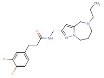 3-(3,4-difluorophenyl)-N-[(5-propyl-5,6,7,8-tetrahydro-4H-pyrazolo[1,5-a][1,4]diazepin-2-yl)methyl]propanamide