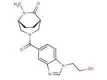 (1S*,5R*)-3-{[1-(2-hydroxyethyl)-1H-benzimidazol-5-yl]carbonyl}-6-methyl-3,6-diazabicyclo[3.2.2]nonan-7-one