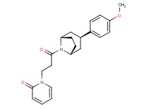 1-{3-[(3-endo)-3-(4-methoxyphenyl)-8-azabicyclo[3.2.1]oct-8-yl]-3-oxopropyl}-2(1H)-pyridinone