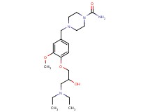 4-{4-[3-(diethylamino)-2-hydroxypropoxy]-3-methoxybenzyl}piperazine-1-carboxamide